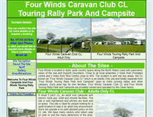 Tablet Screenshot of fourwindscampsite.com